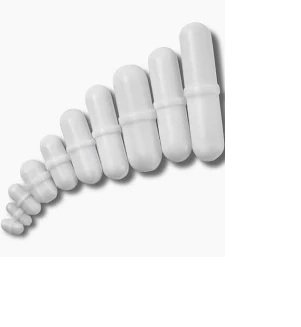 Cylindrical PTFE Magnetic Stirrer Beads